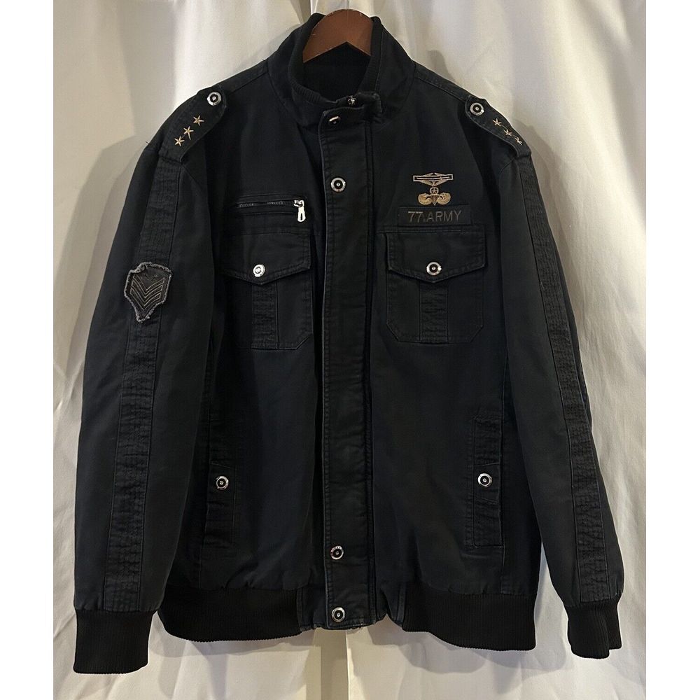 U.S. Army Style Bomber‎ Utility Jacket Distressed
